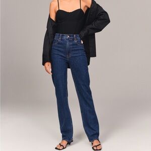 Abercrombie curve love 90s ultra high rise straight